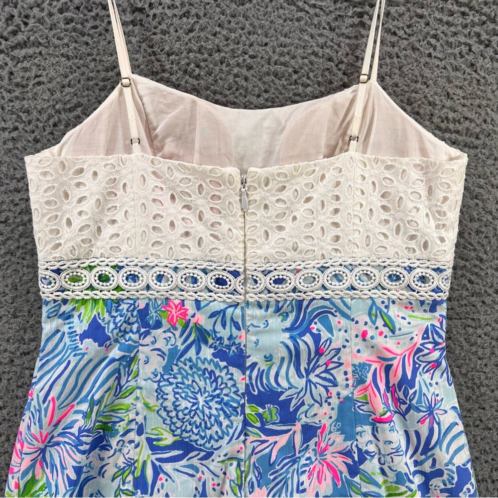 Lilly Pulitzer Coastal Blue Lion Sundress - Picture 12 of 13
